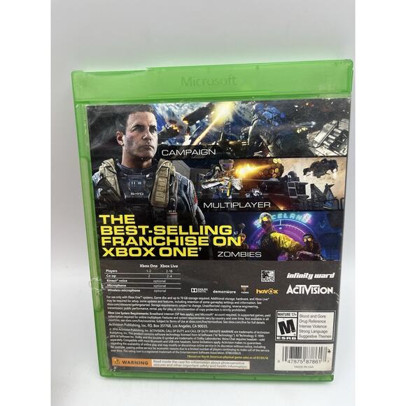 Call of Duty: Infinite Warfare (Xbox One, 2016) Tested - Picture 4 of 6